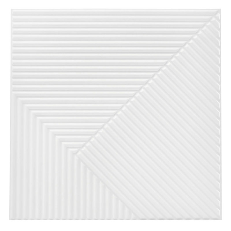 3D Wall Panels With Adhesive Included 19.6" Chevron Line Design Wall Paneling