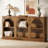 Rustic Side Table,Practical Entryway Table,Console Table-1850990405