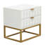 Table d'appoint 2 tiroirs Spectrum