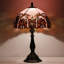 Lampe de table à contrôle tactile Tiffany