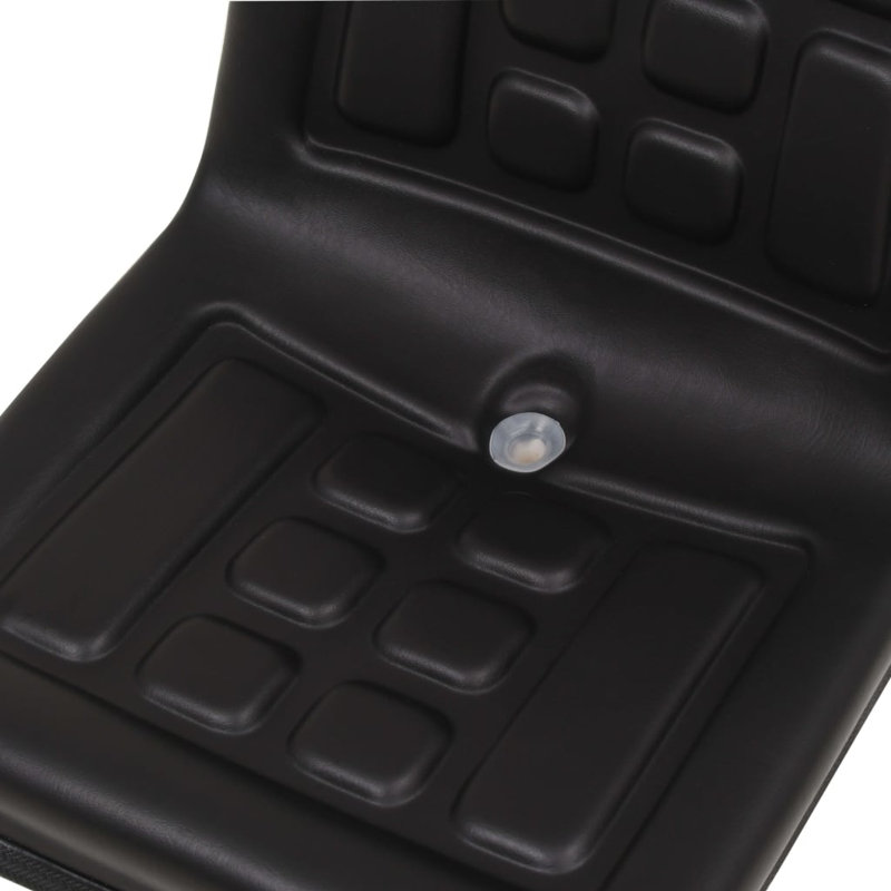 Siège de tracteur universel Vidaxl noir