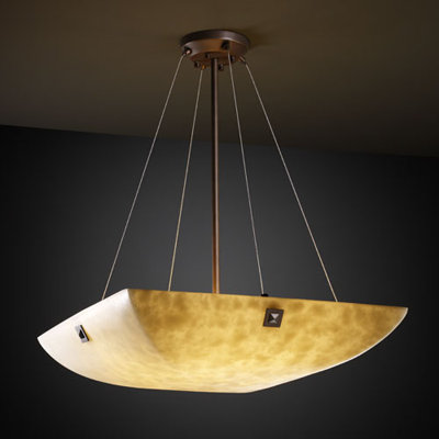 Luminaire suspendu inversé 3 lumières clouds