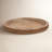 Round Decorative Wood Tray-1872298890