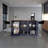Demon Kitchen Island With Storage Cabinet And Open Shelves