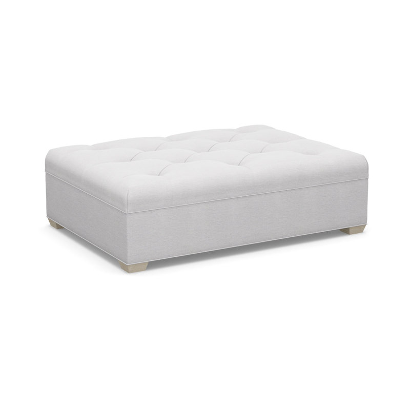 Tufted Ottoman, 8938-82, Sandstone