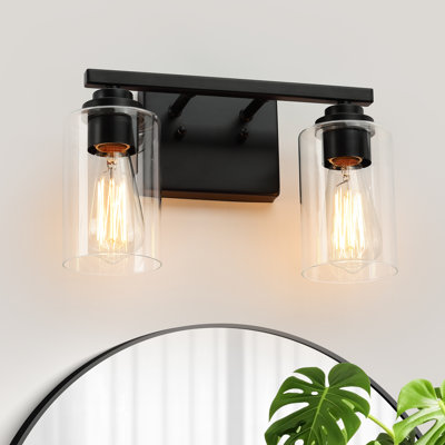 Dimmable Clear Glass Bathroom Vanity Light