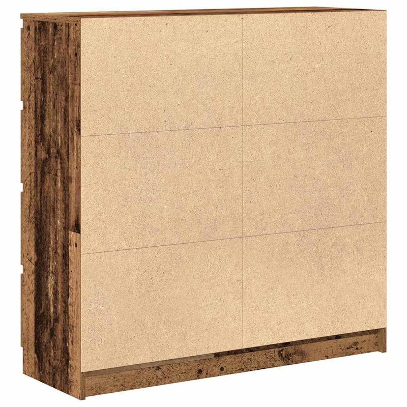 Sideboard 100X35x99 Cm Engineered Wood, Old Wood
