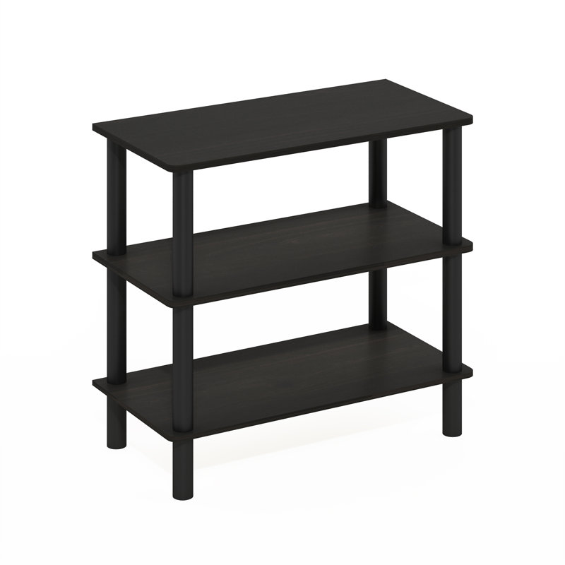 Creekside 23-Inch 3-Tier Freestanding Shoe Rack Storage Organizer, Espresso/Black