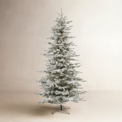 7.5' Lighted Artificial Fir Christmas Tree
