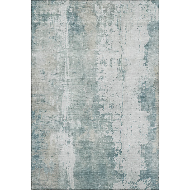 Premium Machine Washable Baford AMF1649 Abstract Rug, Rectangle 10' x 14'