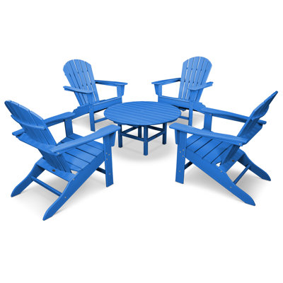 POLYWOOD South Beach 5-Piece Conversation Group