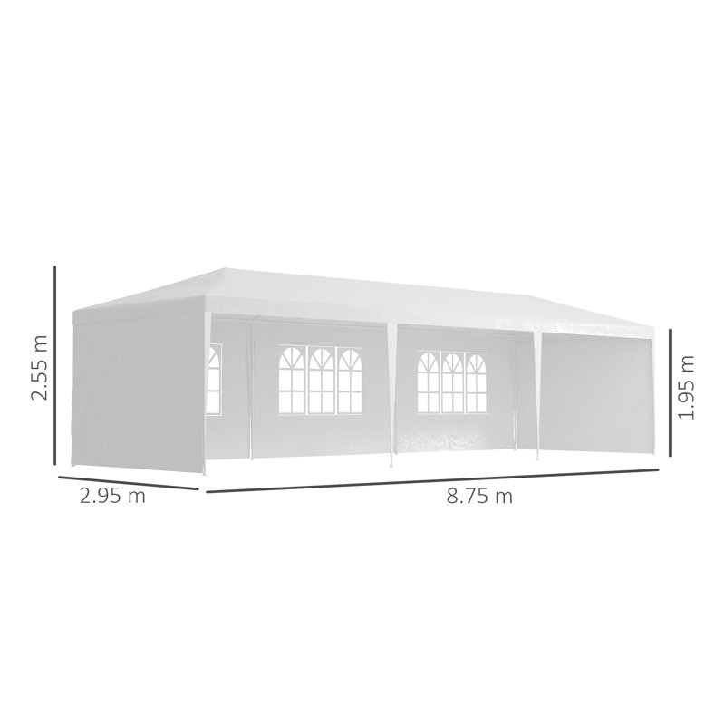 Audna 9m x 3m Metal Party Tent