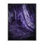 Ornement encre mauve - reproduction d'art sur toile encadrée-350079761-350079753