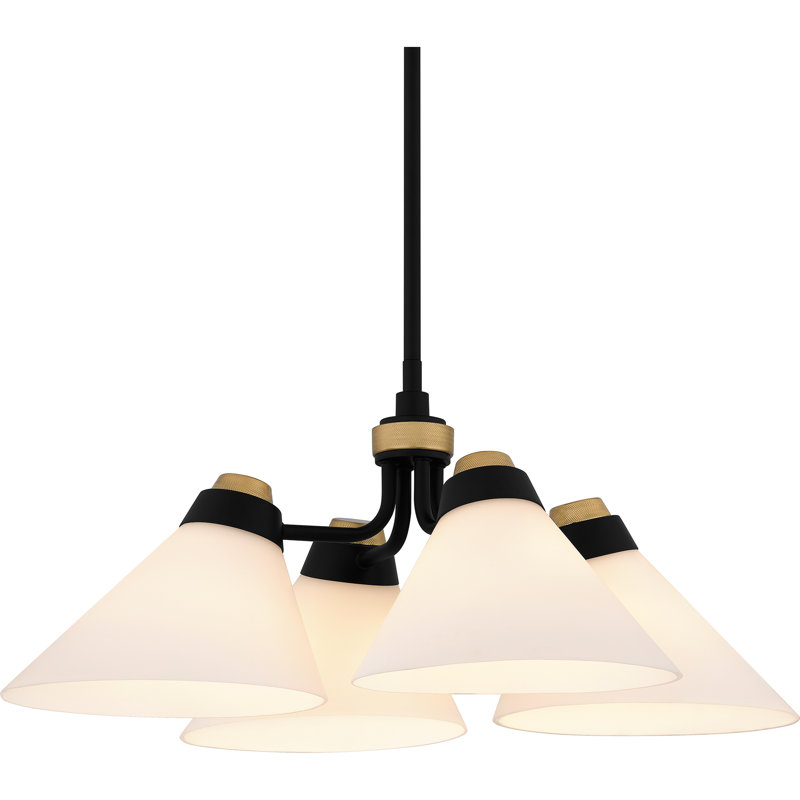 Artiola 4-Light Matte Black Pendant Light