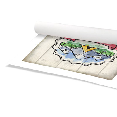 Adventure Is out There 2' Paper Print