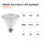 Euri Lighting PAR30 LED Bulbs, 11W, 975 lm, 75W Eq., 3000K, E26, Dimmable, CEC/JA8/UL, 2-Pack
