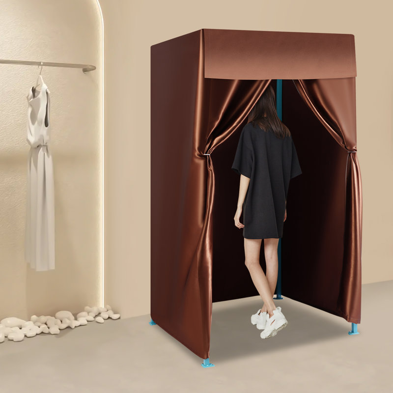 Pliable vestiaire 39,37 po (P) * 39,37 po (l) * 78,74 po (H), Café