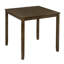 Ensemble de table de salle à manger moderne en bois avec chaises, compact et élégant pour la cuisine