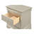 Elegant Traditional Nightstand In Silver Champagne-1539788923
