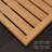 Lavish Home Bamboo Bathroom Mat - Eco-Friendly Non-Slip Design Mat - Suitable for Indoor and Outdoor Tubs, Showers, Saunas, Pools, or Hot Tubs