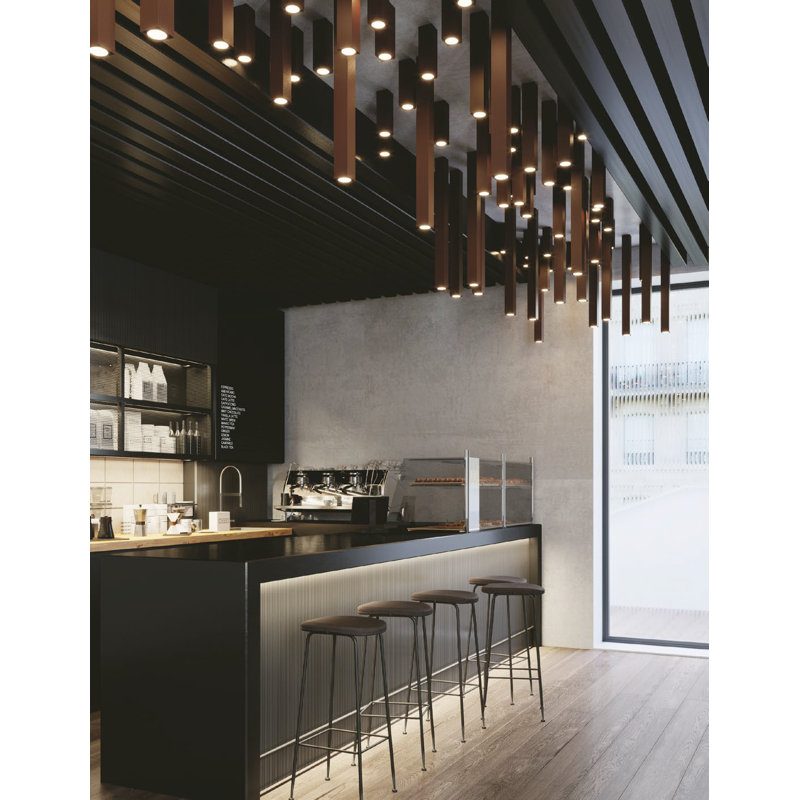 Candyce Flush Mount, Corten, 40cm H x 5cm W x 5cm D