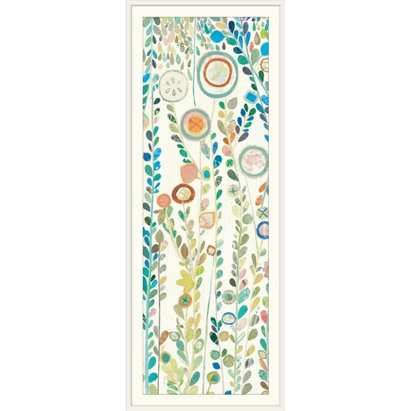 « panel ii white », impression boggs Under the Rain, Cadre blanc, H 56 po x l 24 po x P 1 po