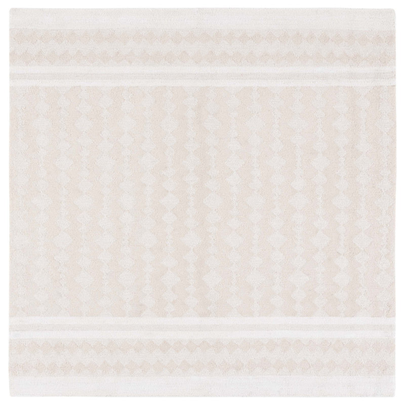 Capri Hand Tufted Performance Striped Rug, Square 6'