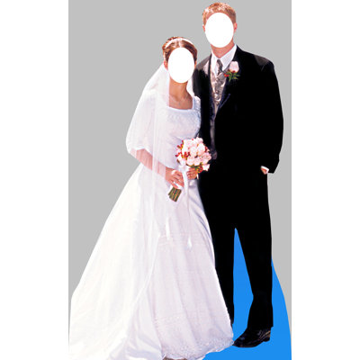 Bride and Groom Stand-In Life-Size Cardboard Stand-Up