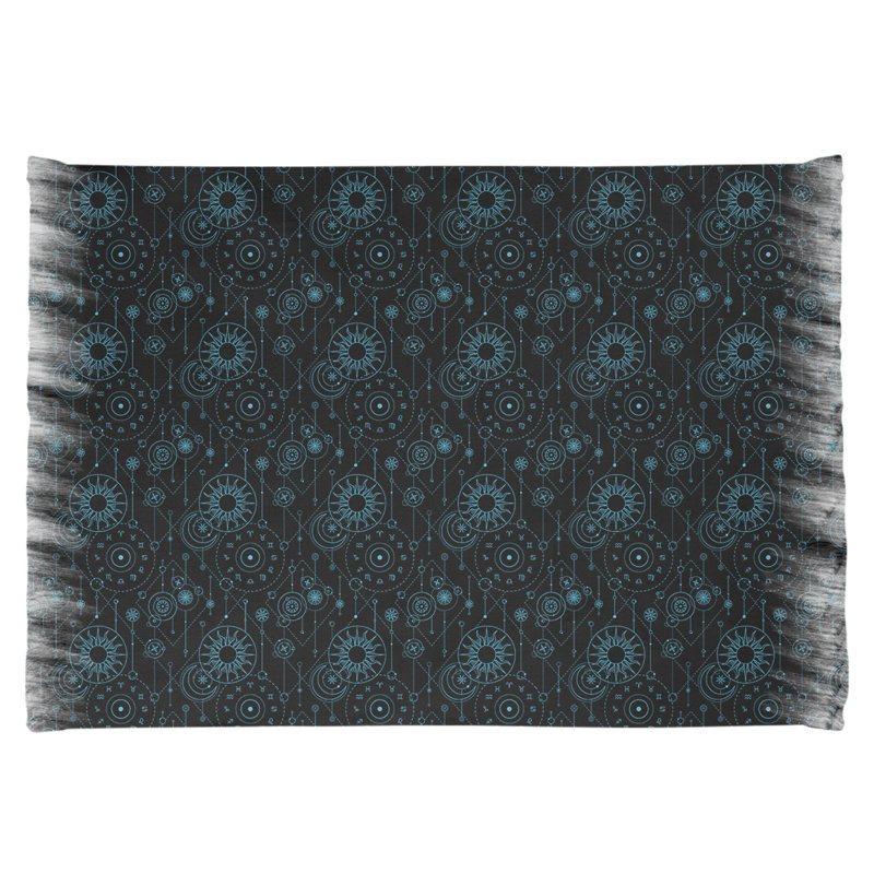 Tapis noir/bleu zone astrologie Mcguigan, Non