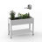 Ashen Gramercie Elevated Garden Bed Raised Planter for Outdoor Indoor With Wheels-213334723