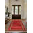 Mottos Oushak Red Oriental Machine Printed Cotton Polyester Area Rug-366026565