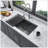 32 Inch Undermount Sink - 32" X 19" X 10" Gunmetal Black Undermount  Kitchen Sink 16 Gauge 10 Inch Deep Single Bowl Kitchen Sink Basin