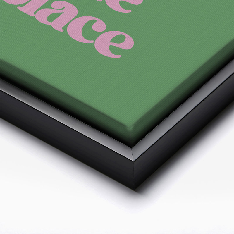 This Must Be The Place No4, Black Framed, Canvas, 16"H x 20"W
