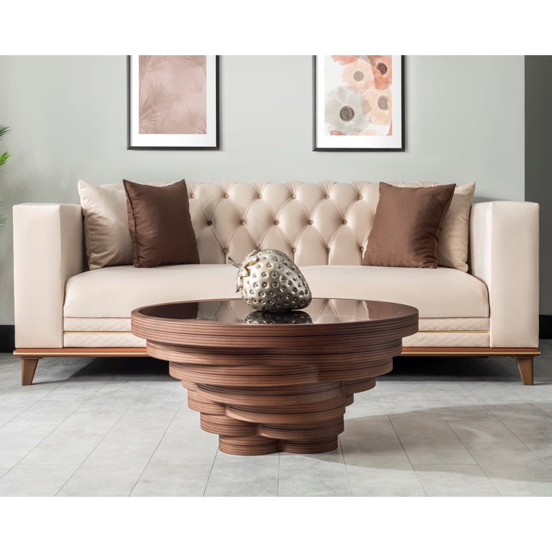 Monsey Glass Top Single Coffee Table