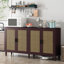 Buffet 70 po en rotin avec rangement-350999011