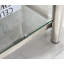 Table de bout carrée 20 pouces, table de bout moderne en acier inoxydable, table basse en verre trempé transparent double couche, table d'appoint avec rangement, pour le bureau à domicile-652700478