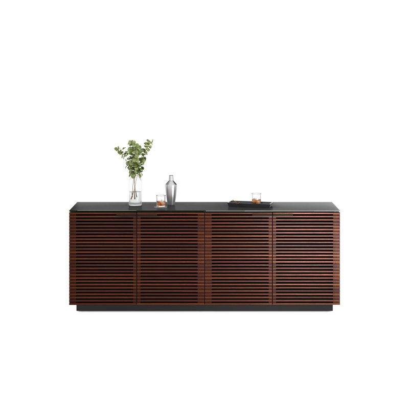 Corridor 79.25'' Sideboard, Chocolate/Stained Walnut
