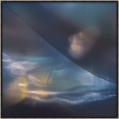 Depths Of Indigo 1 Framed Photographic Print Canvas