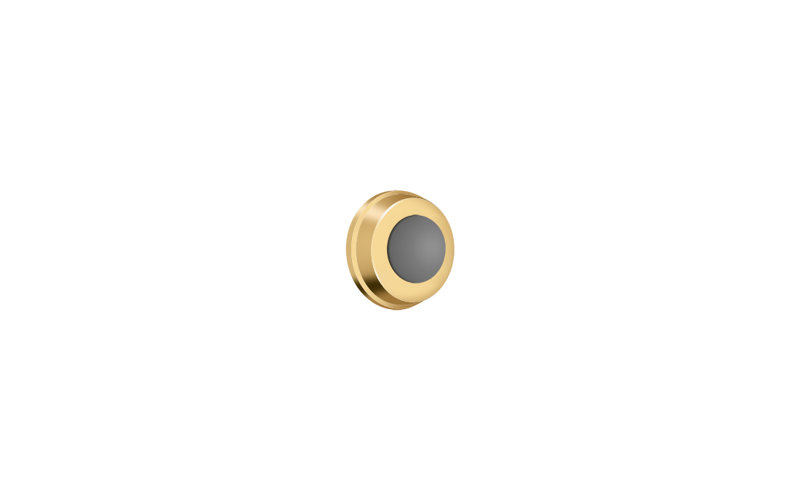 Door Stop, PVD Polished Brass