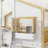 Natural Twin House Bunk Bed Low Height Safety Rails-2024397222