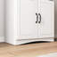 Armoire de cuisine en bois avec garde-manger et micro-ondes