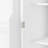 Tall White Bathroom Cabinet With Various Storage Compartments Doors And Drawer - Charming Design