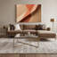 Minimalisme 28, art mural sur toile brune-1086853947