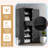 Tall Bathroom Storage Cabinet With A Drawer, Storage Cabinets And Adjustable Shelf, Vertical Striped Design-1500504873
