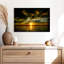 «Sunrise And Sunset Skies Glowing Beach Sunset», reproduction sur toile-92518657