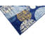 Tapis bleu / beige / ivoire à pois Tijs-932649477