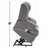 Chenille Power Lift Recliner Chair  with 8-Point Vibration Massage and Lumbar Heating, USB and Type-C Ports-1392823022