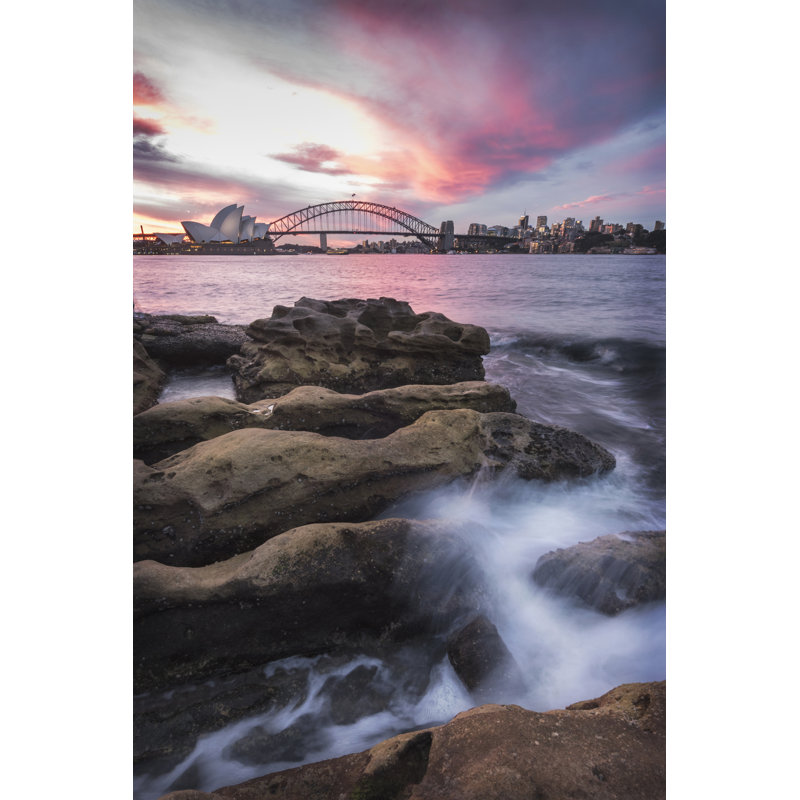From the Rocks - Graphic Art, 91 cm H x 61 cm W, Wrapped Canvas