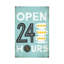 Retro Diner Open 24 Hours I by Michael Mullan - Print on Canvas-1038456008-1038456011