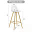 Chaises de bar rembourrées avec pieds en métal-138179678